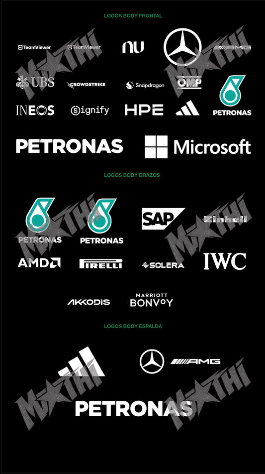 MCD Style | Racing Costume Logos – para BODY negro | PDF
